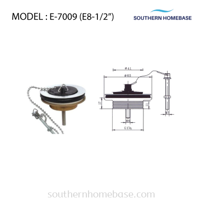 BASIN WASTE ELITE E-7009 (E8-1/2")