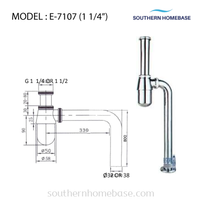 BOTTLE TRAP ELITE E7107 (1 1/4")