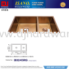 ISANO HAND MADE SINK BOWL 820MM X 450MM X 220MM X 3MM ROSE GOLD B8245RG (CL) SINKS KITCHEN KITCHEN & BATHROOM