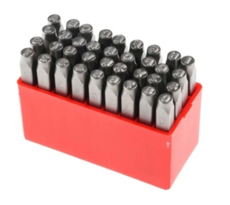 875-4770 - RS PRO 36 Piece Engraving Letter Punch Set