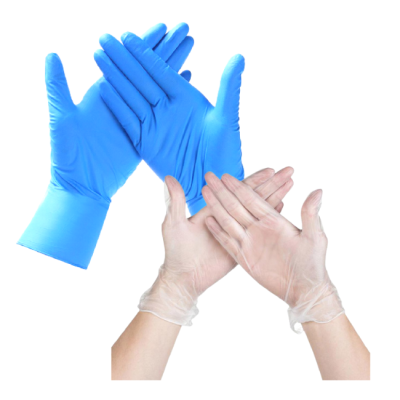 Vinyl & Nitrile Disposable Hand Glove Powdered Free 100pcs 