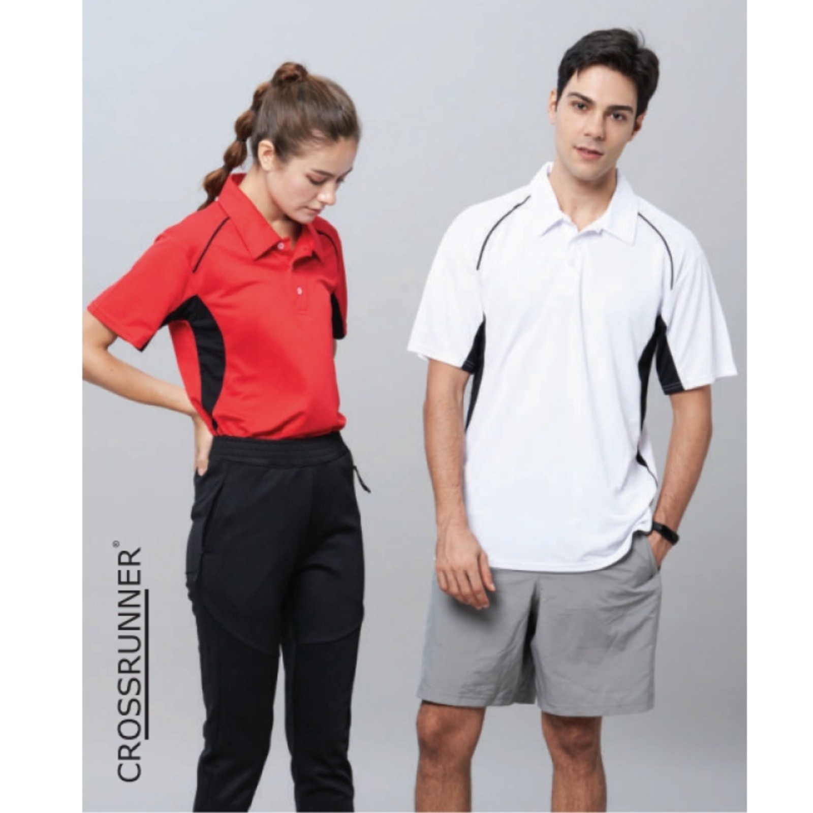 CROSSRUNNER Quick-dry Lightweight Material Delta Polo - CRP1300 