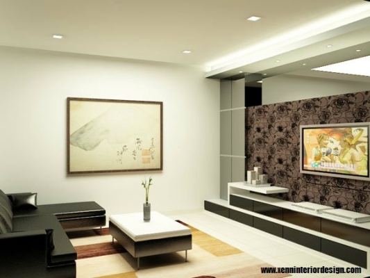 Built-in TV Console Design Sample In Kajang