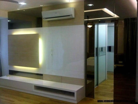 Built-in TV Console Design Sample In Kajang