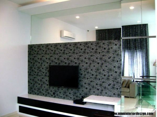 Built-in TV Console Design Sample In Kajang