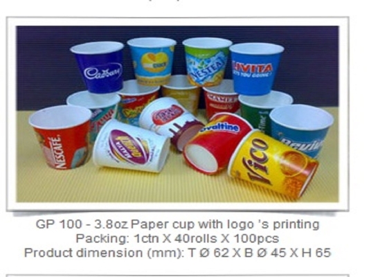 Paper Cup Logo Printing