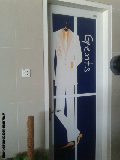 Gender Washroom Aluminium & Glass Door Reference In Butterworth Penang