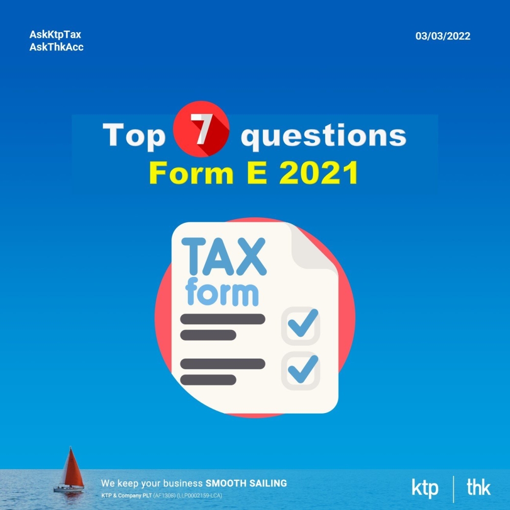 Form E 2021 LHDN