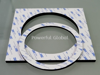 Rubber Gasket With One Side 3M Tape