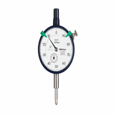 MITUTOYO DIAL INDICATOR. RANGE: 0-10MM X 0.01MM MIT-2046S