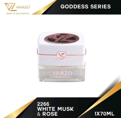 2266 - VANZO Goddess Series Ůϵ [WHITE MUSK & ROSE]/ Car Perfume Air Fresheners