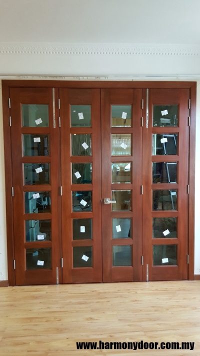 Custom Solid Wooden Sliding & Folding Doors Ampang Selangor 