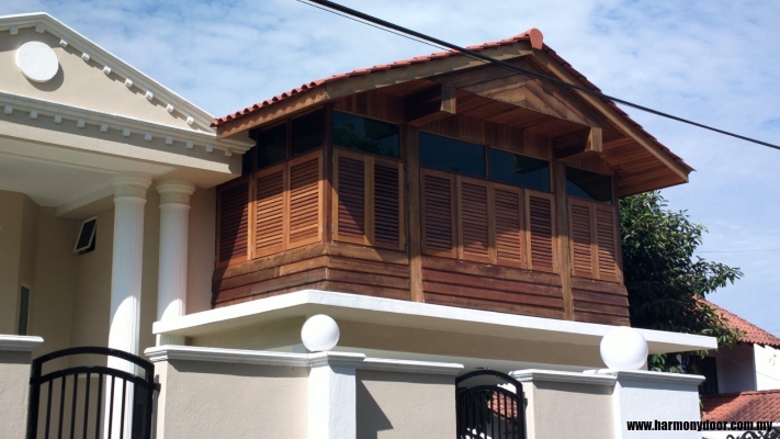 Contoh Tingkap & Pintu Louver Kayu Di Kuala Lumpur