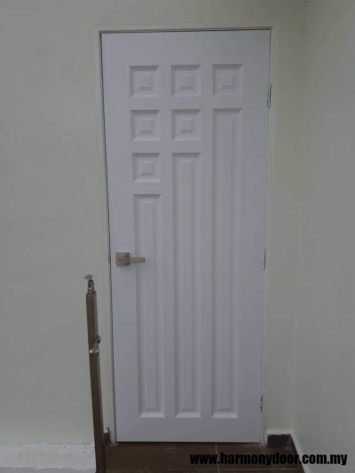 Kuala Lumpur Installation Completed Solid Wood Single Leaf Door Sample