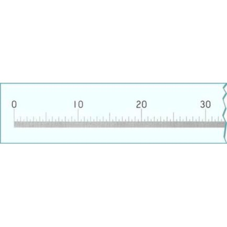 PEAK GLASS SCALE OF LOUPE 10X (2PCE) (3X50X360MM) PEA-1972-300S