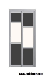 Bathroom Door : SD-8128 Aluminium Bathroom Door Aluminium Door Choose Sample / Pattern Chart