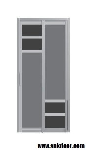 Bathroom Door : SD-8159   Aluminium Bathroom Door Aluminium Door Choose Sample / Pattern Chart