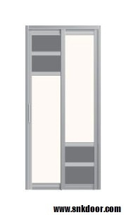 Bathroom Door : SD-8157 Aluminium Bathroom Door Aluminium Door Choose Sample / Pattern Chart