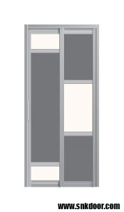 SD-8165 Aluminium Bathroom Door Aluminium Door Choose Sample / Pattern Chart