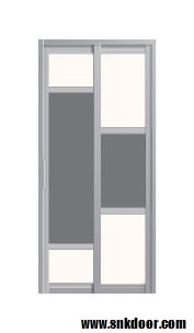 SD-8109 Aluminium Bathroom Door Aluminium Door Choose Sample / Pattern Chart