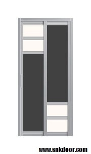 Bathroom Door : SD-8158 Aluminium Bathroom Door Aluminium Door Choose Sample / Pattern Chart