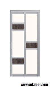 Bathroom Door : SD-8120 Aluminium Bathroom Door Aluminium Door Choose Sample / Pattern Chart