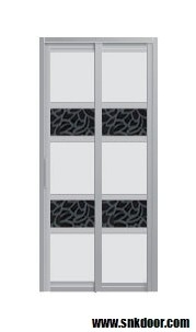 Bathroom Door : SD-8078 Aluminium Bathroom Door Aluminium Door Choose Sample / Pattern Chart