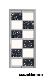 Bathroom Door : SD-8177 Aluminium Bathroom Door Aluminium Door Choose Sample / Pattern Chart