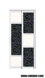 Bathroom Door : SD-8095 Aluminium Bathroom Door Aluminium Door Choose Sample / Pattern Chart