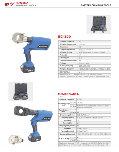 battery crimping tools