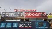 tn machinery 3d box up led frontlit lettering logo signage signboard at klang kuala lumpur shah alam puchong damansara subang jaya 3D LED SIGNAGE