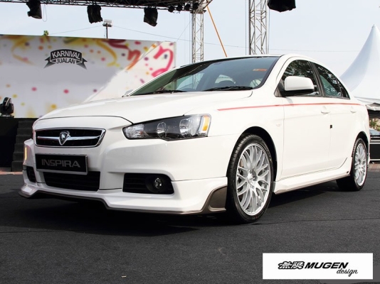 PROTON INSPIRA 2010 - ABOVE = MUGEN DOOR VISOR