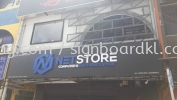 netstore 3d led frontlit lettering signage signboard at klang kuala lumpur shah alam puchong damansara subang jaya cheras  3D LED SIGNAGE