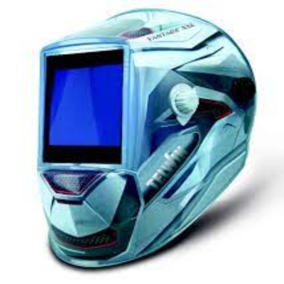 TELWIN VANTAGEGREY XXL AUTO DARKENING VARIBLE DIN 4-13 100X93 SCREEN MMA/MIG-MAG/TIG WELDING HELMET