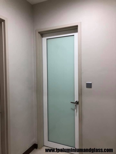 Selangor & Negeri Sembilan Aluminium Frosted Swing Door Sample