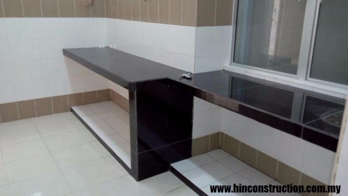 Kitchen Concrete Table Top Works Selangor