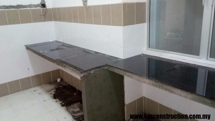 Kitchen Concrete Table Top Works Selangor