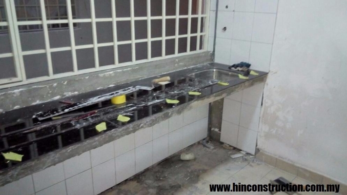 Kitchen Concrete Table Top Works Selangor