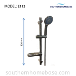 BATHROOM SHOWER SET ELITE E-56320