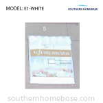 BATHROOM SHOWER CURTAIN ELITE E1-WHITE
