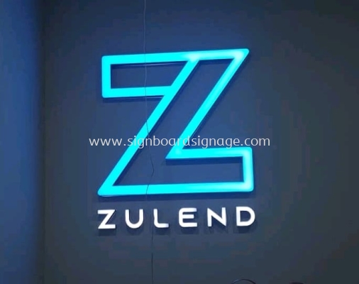 Zulend Indoor 3D Box Up Lettering with LED Frontlit at KL