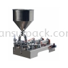 Double Head Piston Type Paste And Sauce Filling Machine Liquid and Sauce Filling