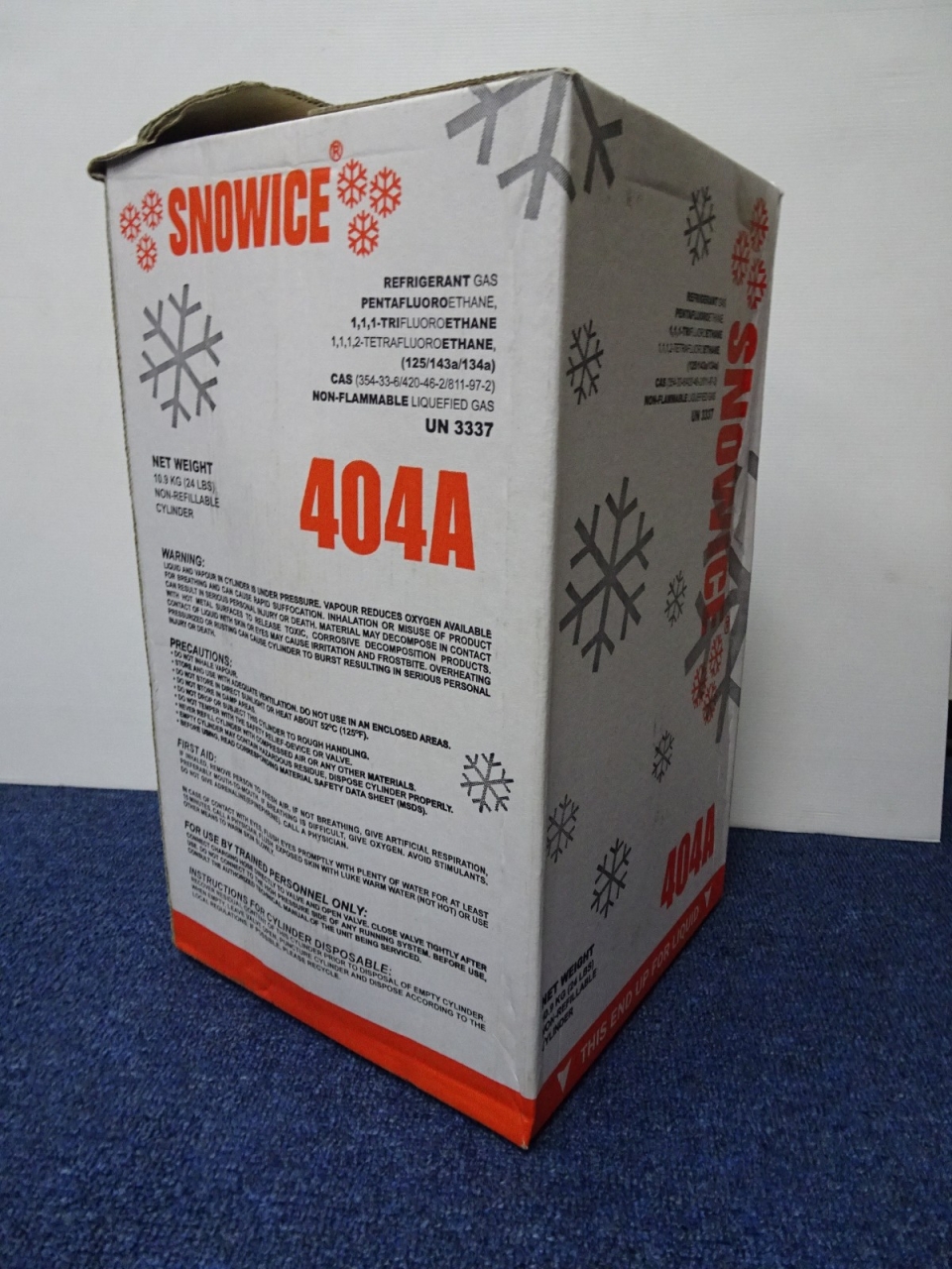 R404A X 24LBS (10.9KGS) SNOWICE HFC REFRIGERANT GAS