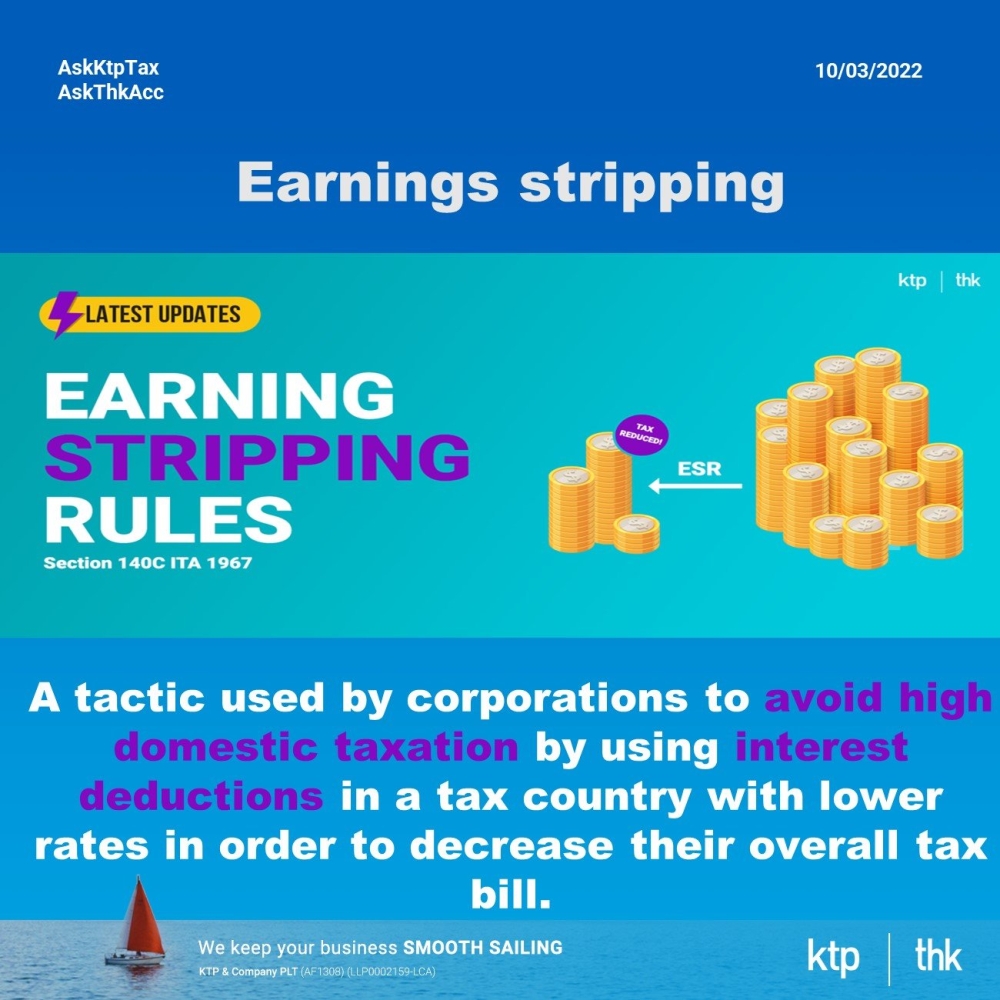 Earning Stripping Rules Malaysia Lhdn Mar 10 2022 Johor Bahru JB Earning Stripping Rules Malaysia Lhdn Mar 10 2022 Johor Bahru JB