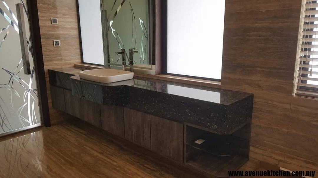 Selangor Custom Bathroom Basin Cabinet Reference Design Custom Bathroom Basin Cabinet Bathroom Malaysia Reference Renovation Design 