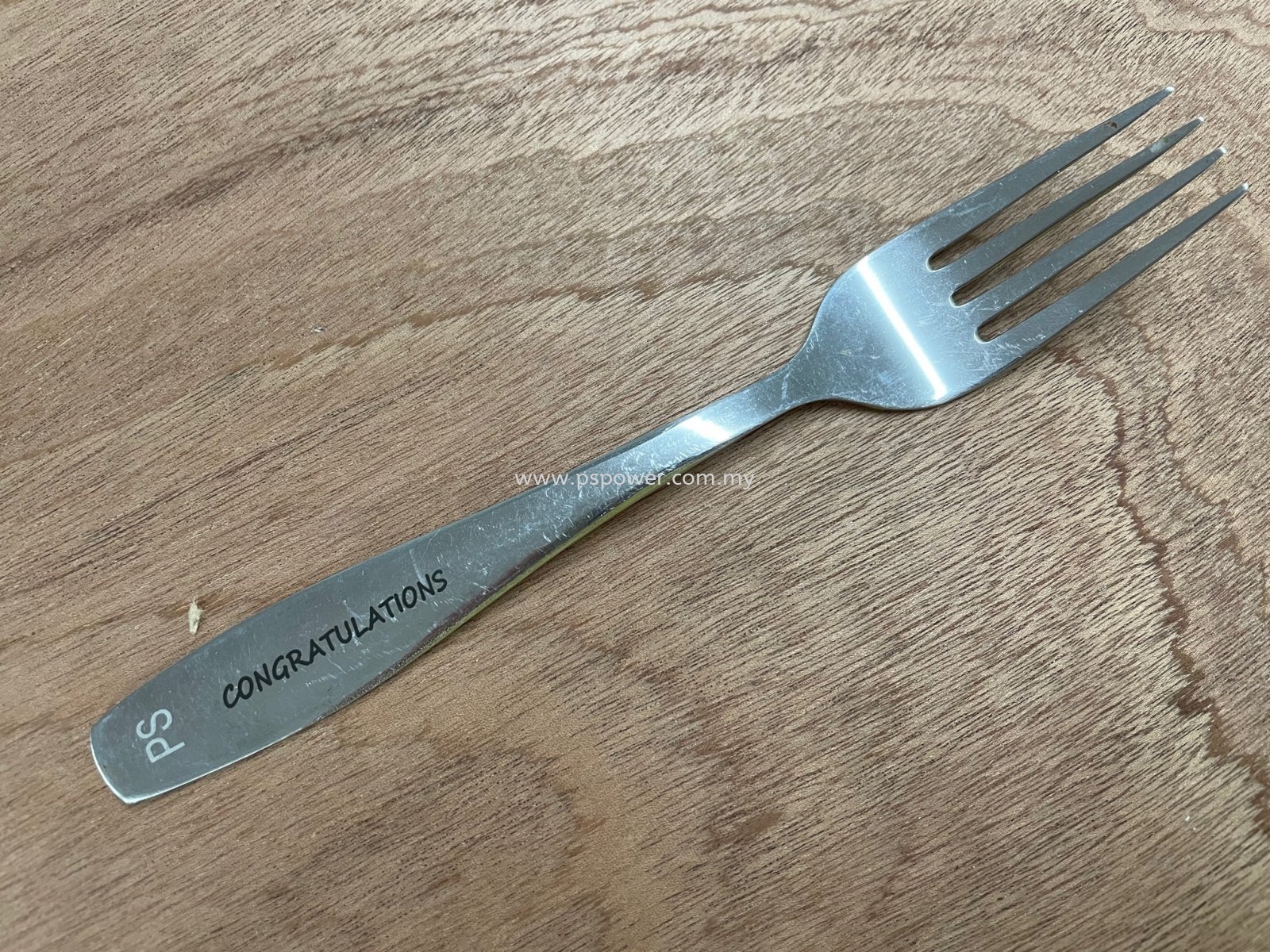 Cutlery Fork Laser Marking Service for Souvenir