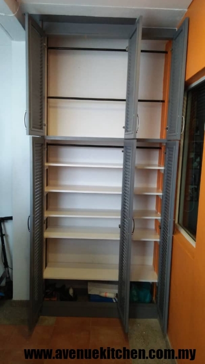 Custom Louver Shoe Cabinet Sample  -  DAMANSARA  