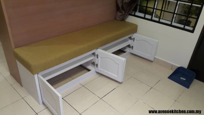 Custom Shoe Cabinet Design Reference - BANDAR KINRARA PUCHONG