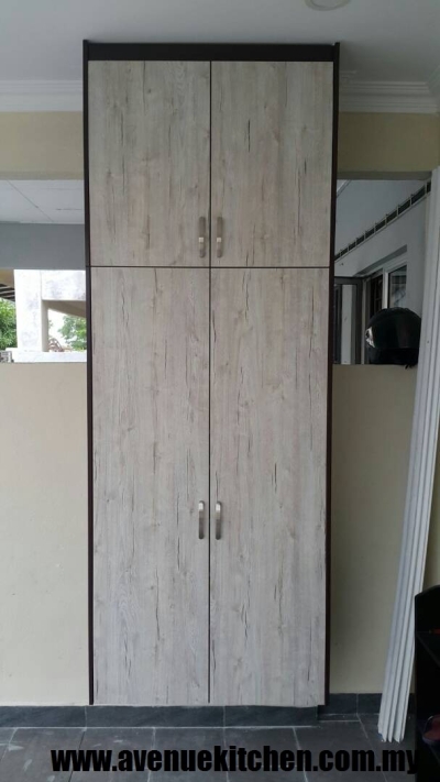 Custom Ceiling Height Shoe Cabinet Sample - SAUJANA PUCHONG