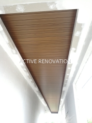 Ceiling Design With Fiber Wood